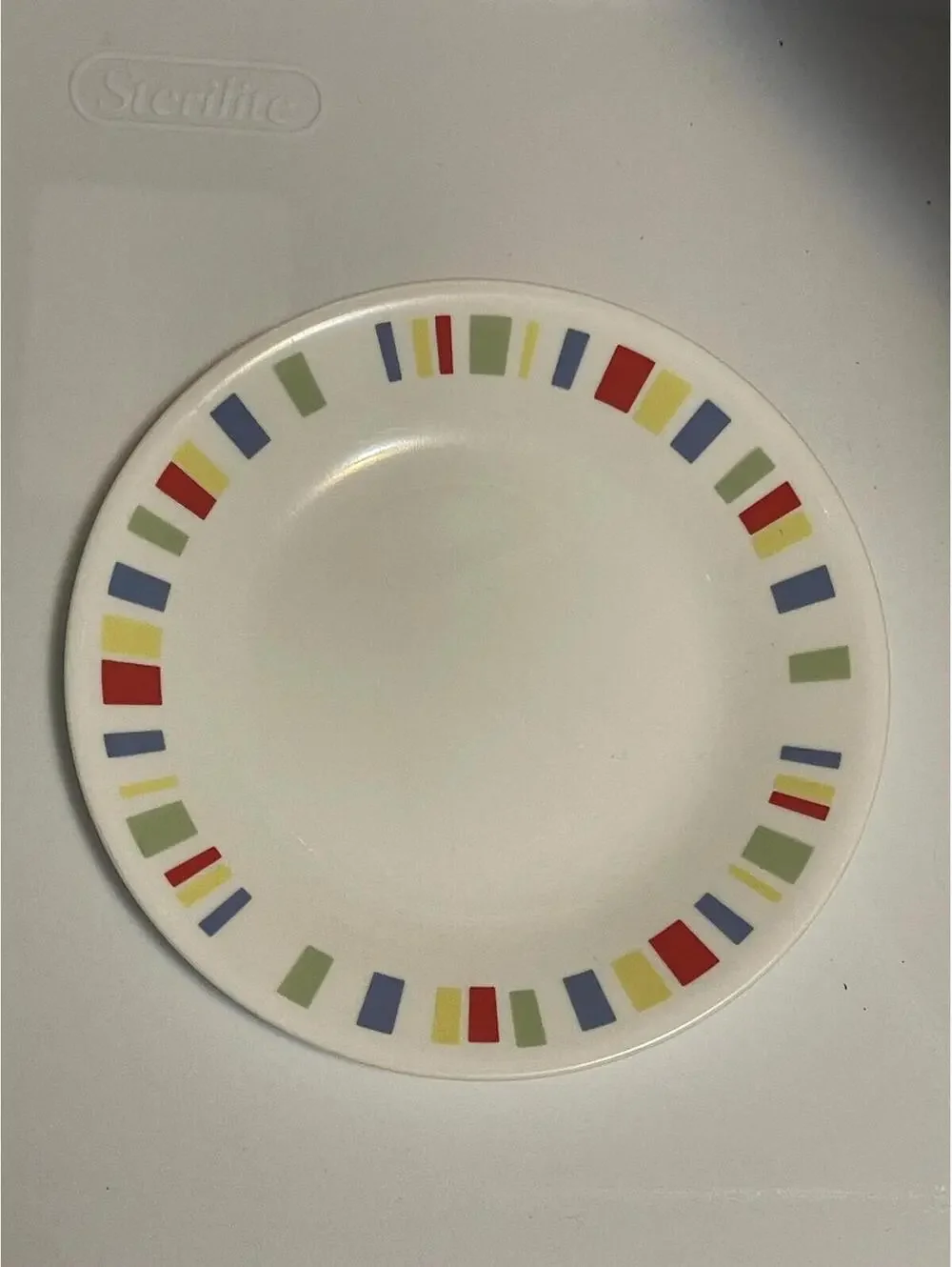 Corelle MEMPHIS pattern Bread Plate 6 3/4”
